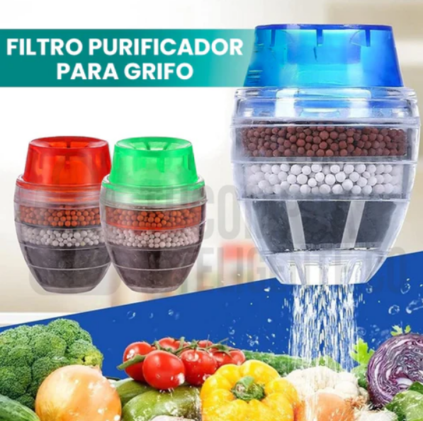 PAGUE 1 Y LLEVE 2 - Filtro Purificador de agua para grifo