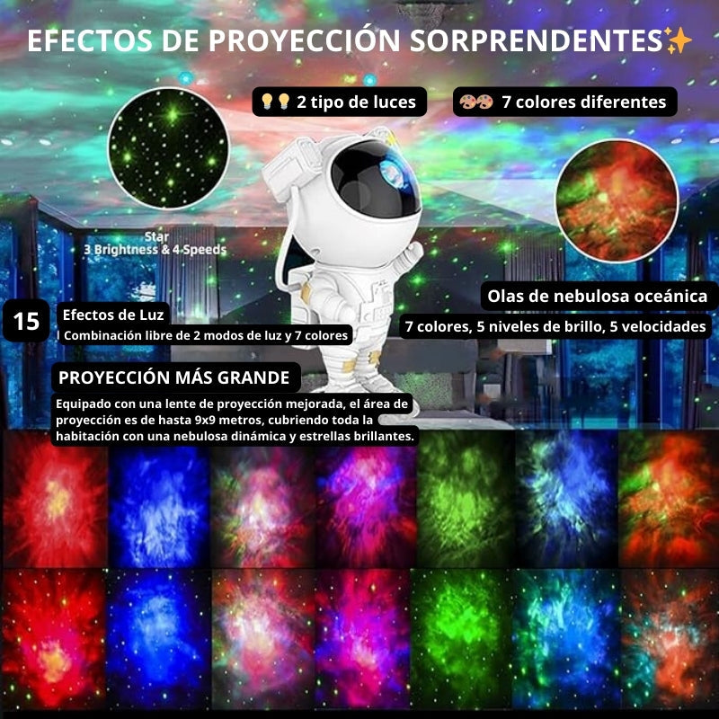 Astronauta Proyector 🚀🌌💫