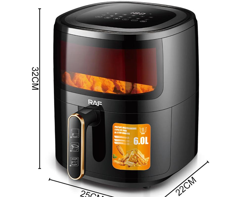 AIR FRYER RAF R.5330 FREIDORA 6 LITROS