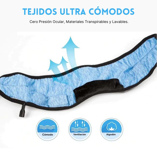 SleepBand Pro™ | Antifaz para dormir con bluetooth